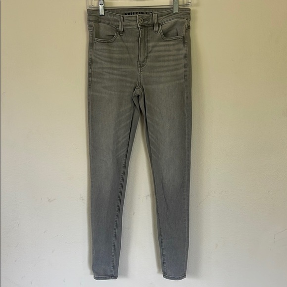 American Eagle Outfitters Gray Skinny Jeans Modern Fit - Picture 1 of 6